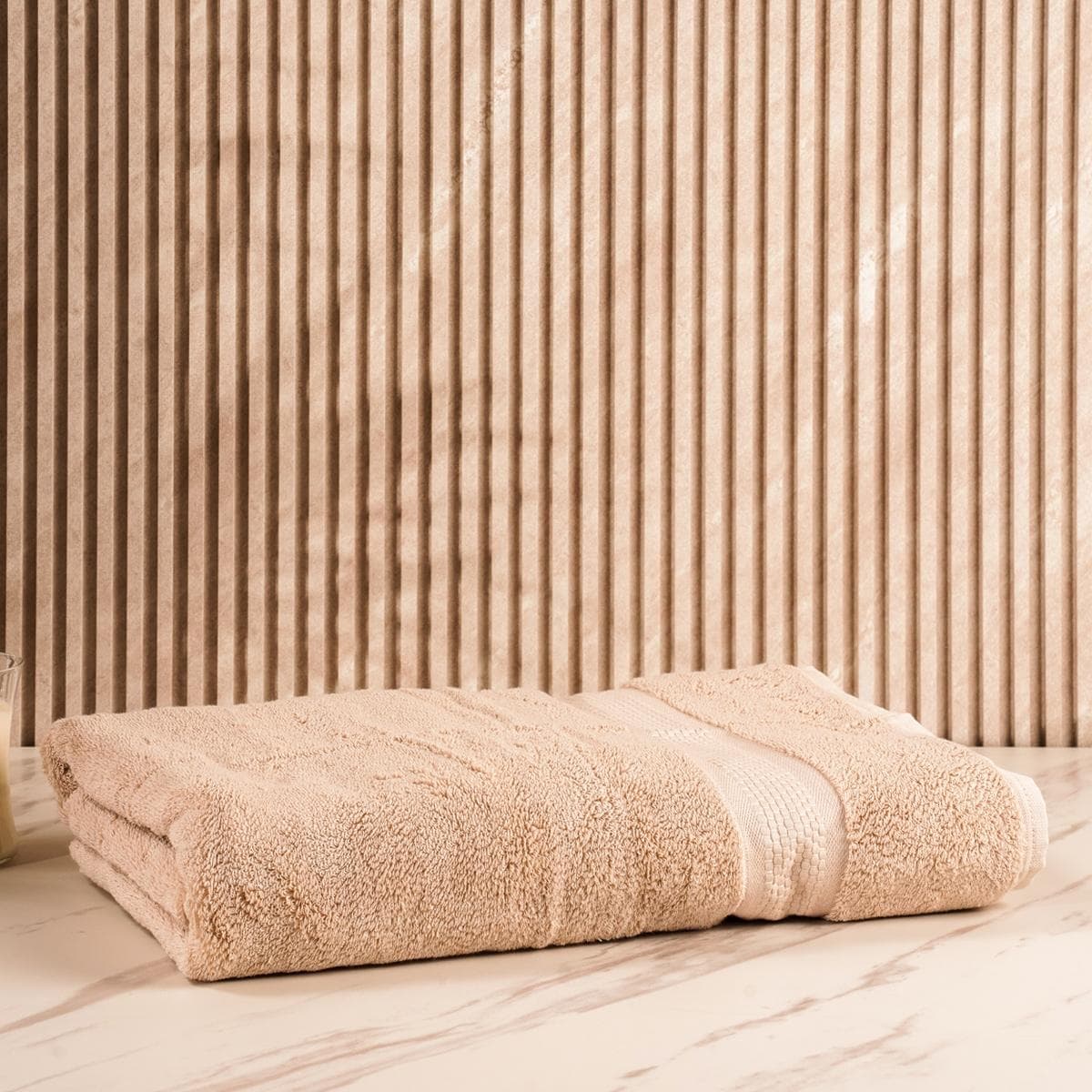 Varessa Real Bath Sheet Stone 90X180 Cm