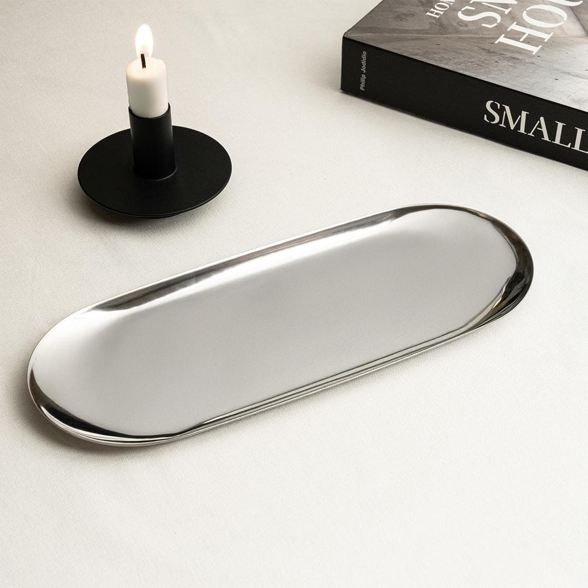 Lafuma Metal Tray Silver 30 cm