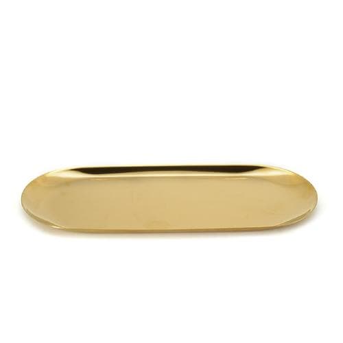 صينية معدنية لافوما ذهبية 30 سم
