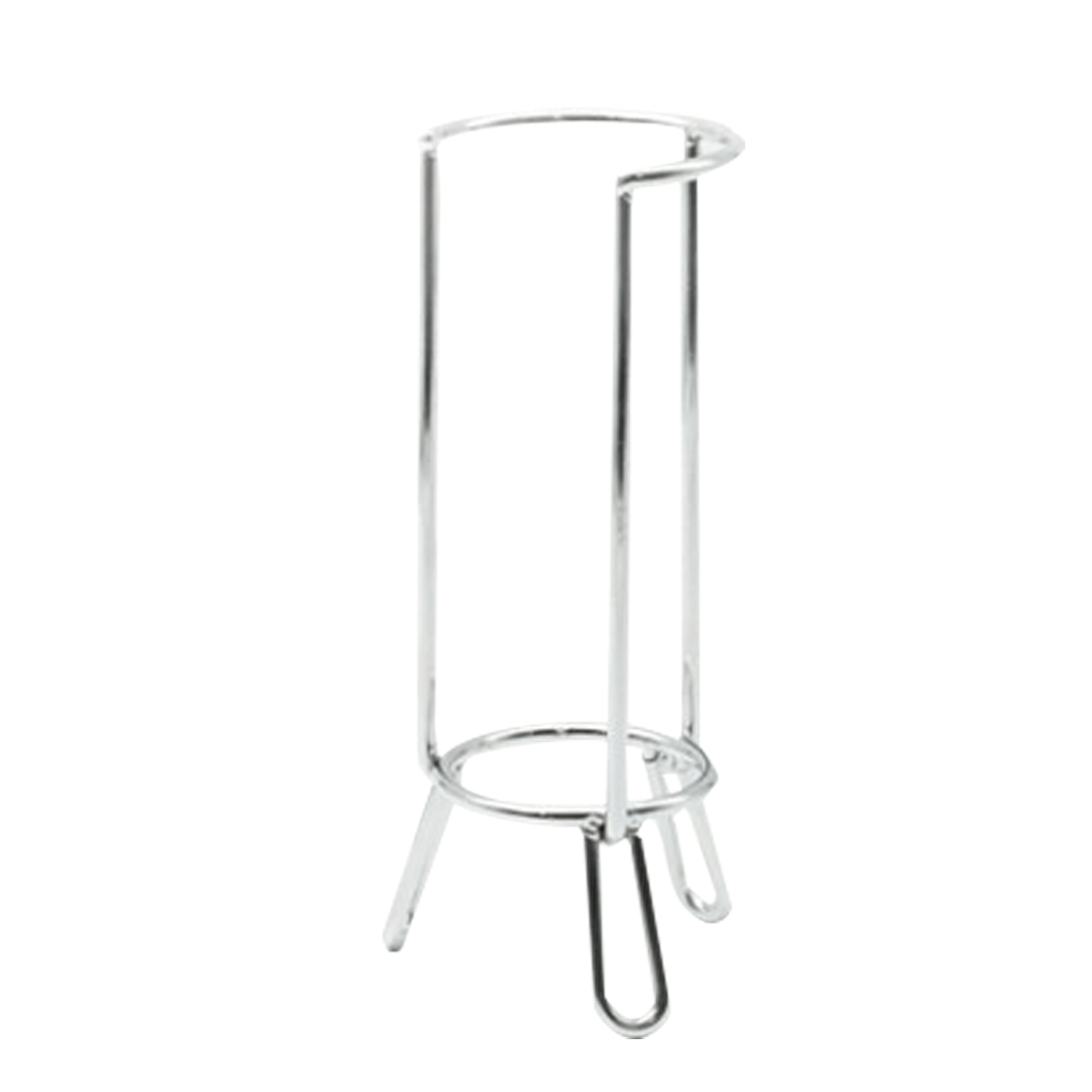 حامل فناجين قهوة أتيلا زجاجي فضي 5×17.5 سم