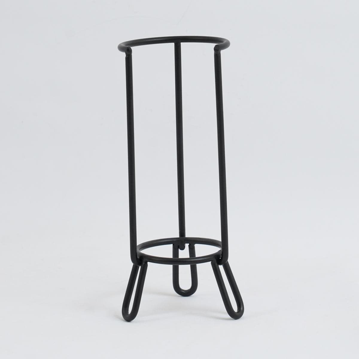 حامل فناجين قهوة أتيلا زجاجي أسود 5×17.5 سم