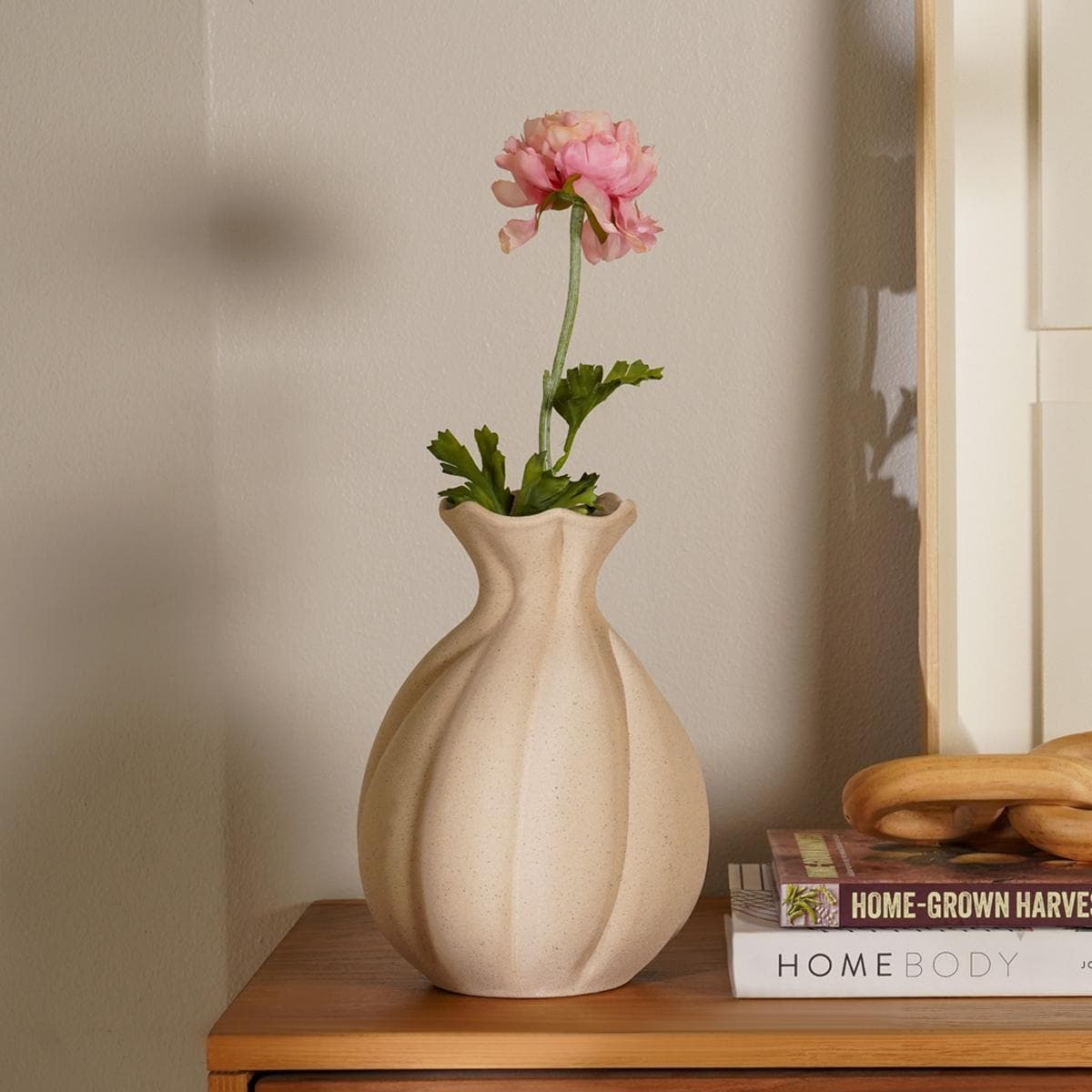 Ranunculus Spray Pink 50Cm