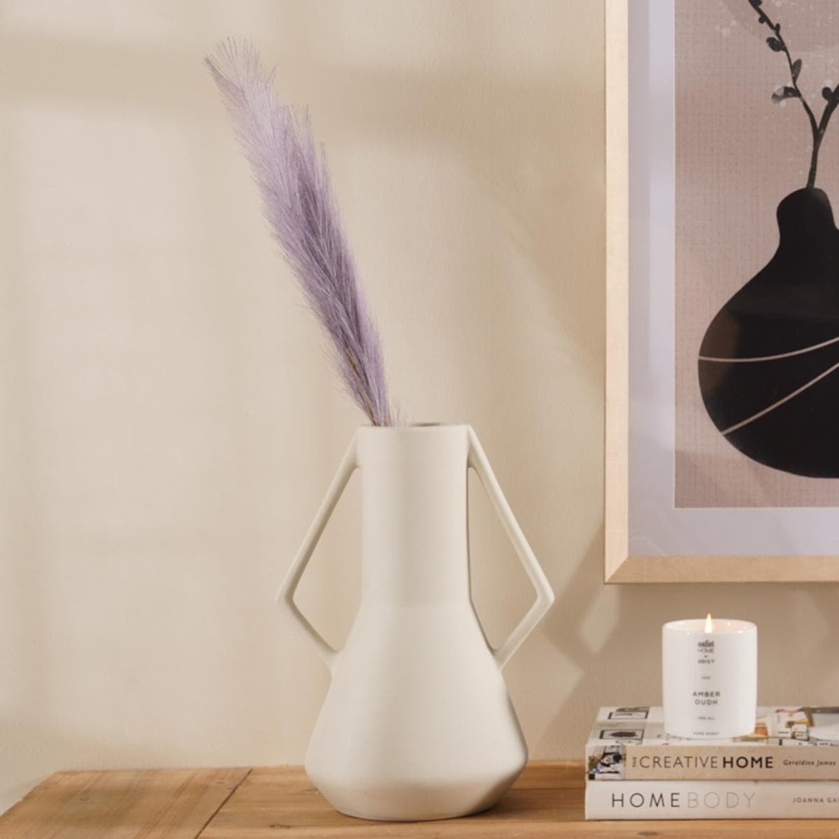 Pampas Grass Spray Lavender Length 68 Cm