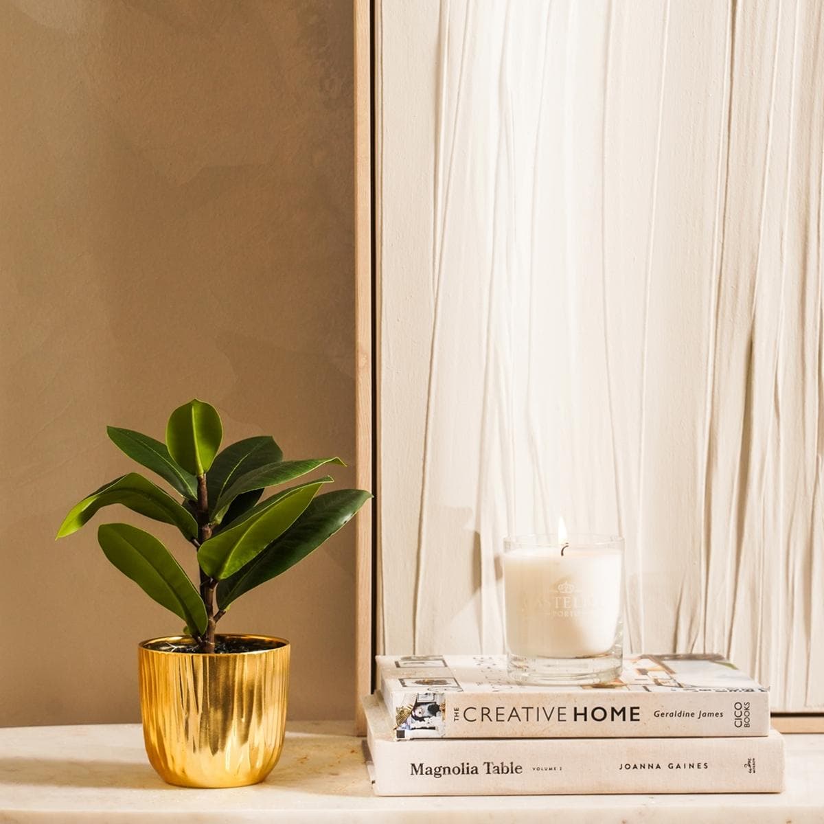 Oak Leaf Potted Plant 26 Cm