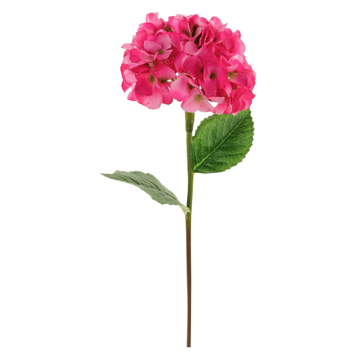 Silk Mophead Hydrangea Hot Pink 81x20 cm