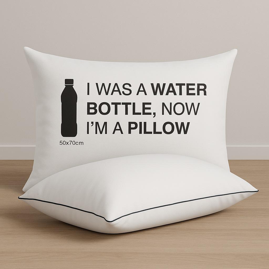 100% Recycled Pillow White 50X70 cm