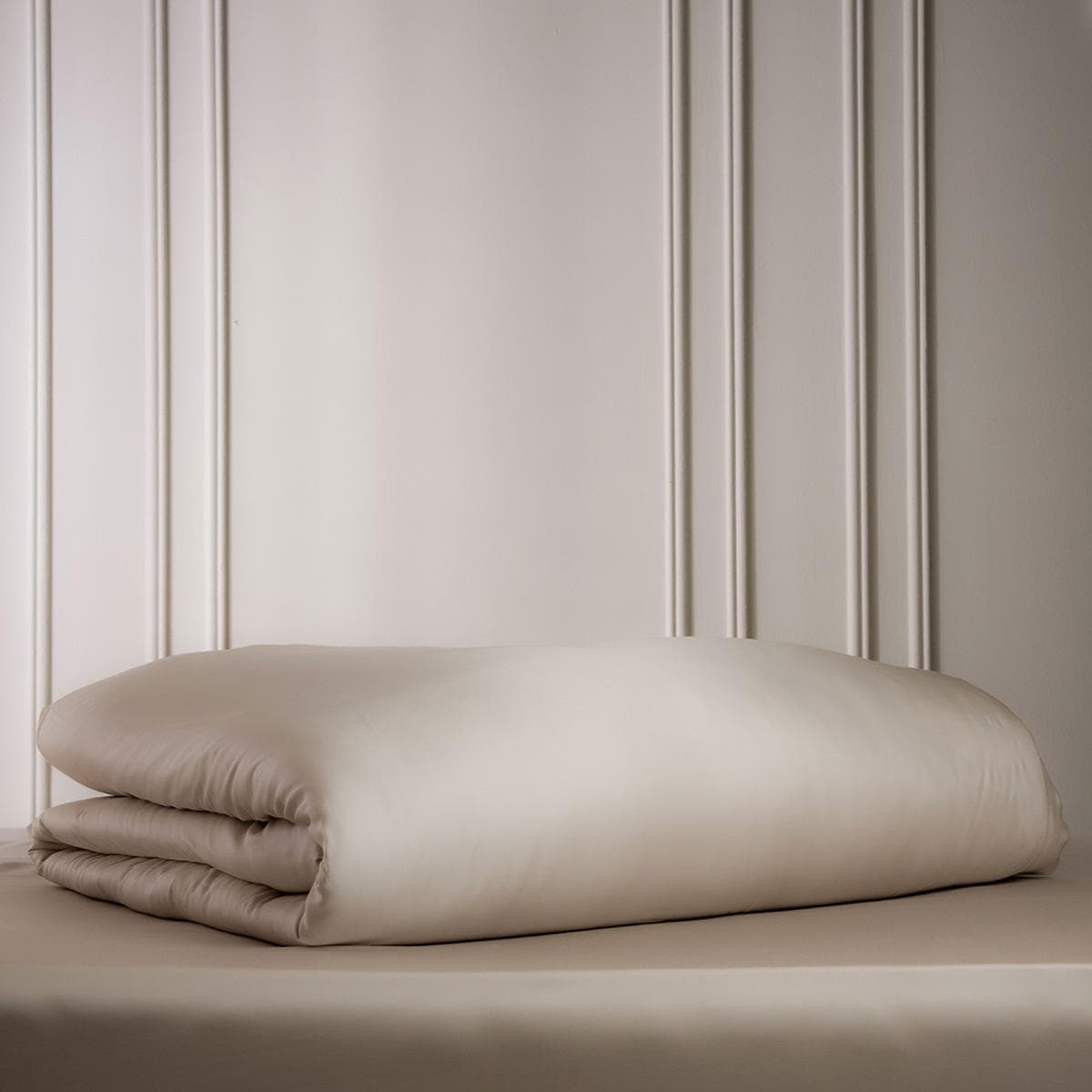 Satiny Smooth 300 TC Tencel Duvet Cover Beige 220X240 cm