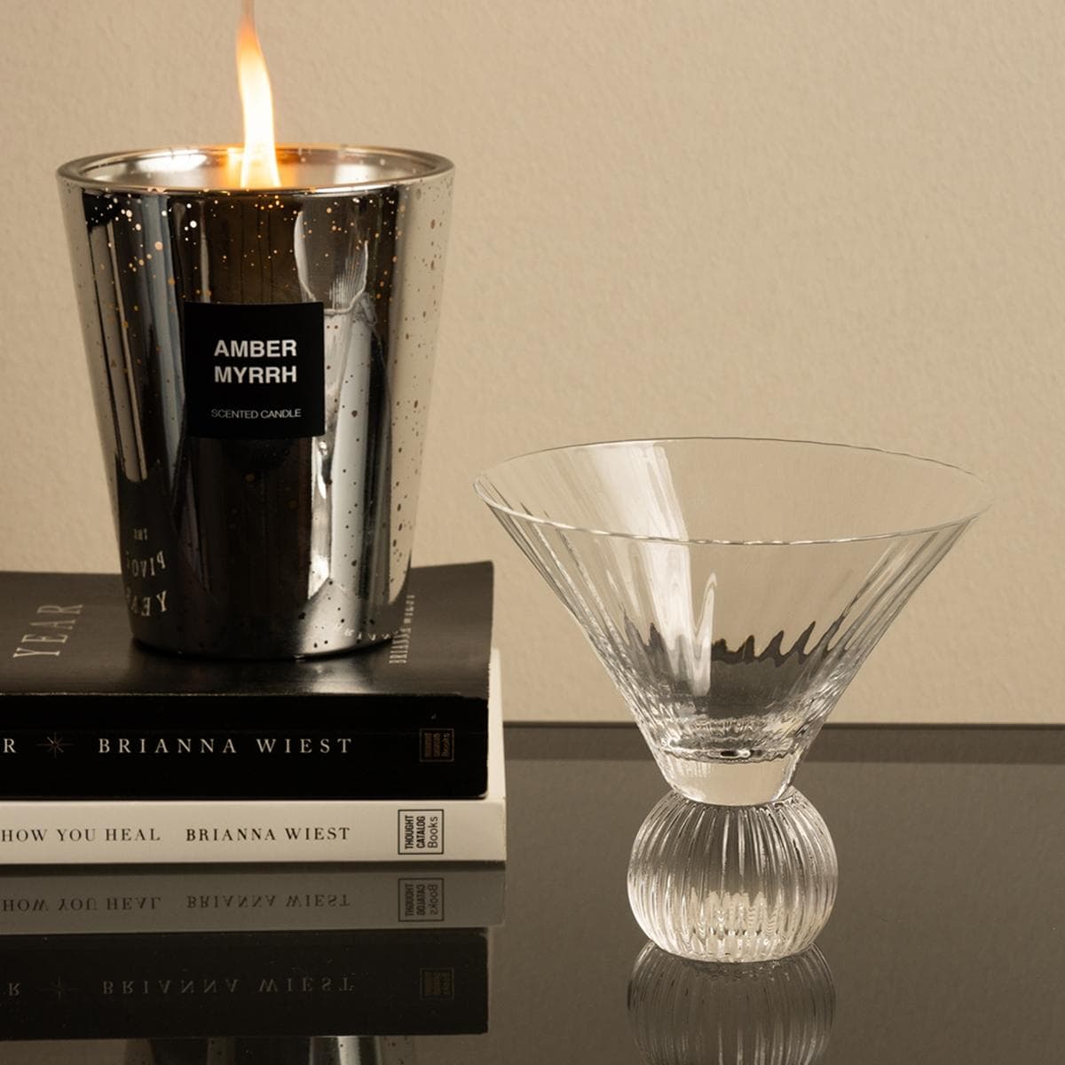 Jewel Dessert Glass Clear 12.2X12.2X11.1 cm