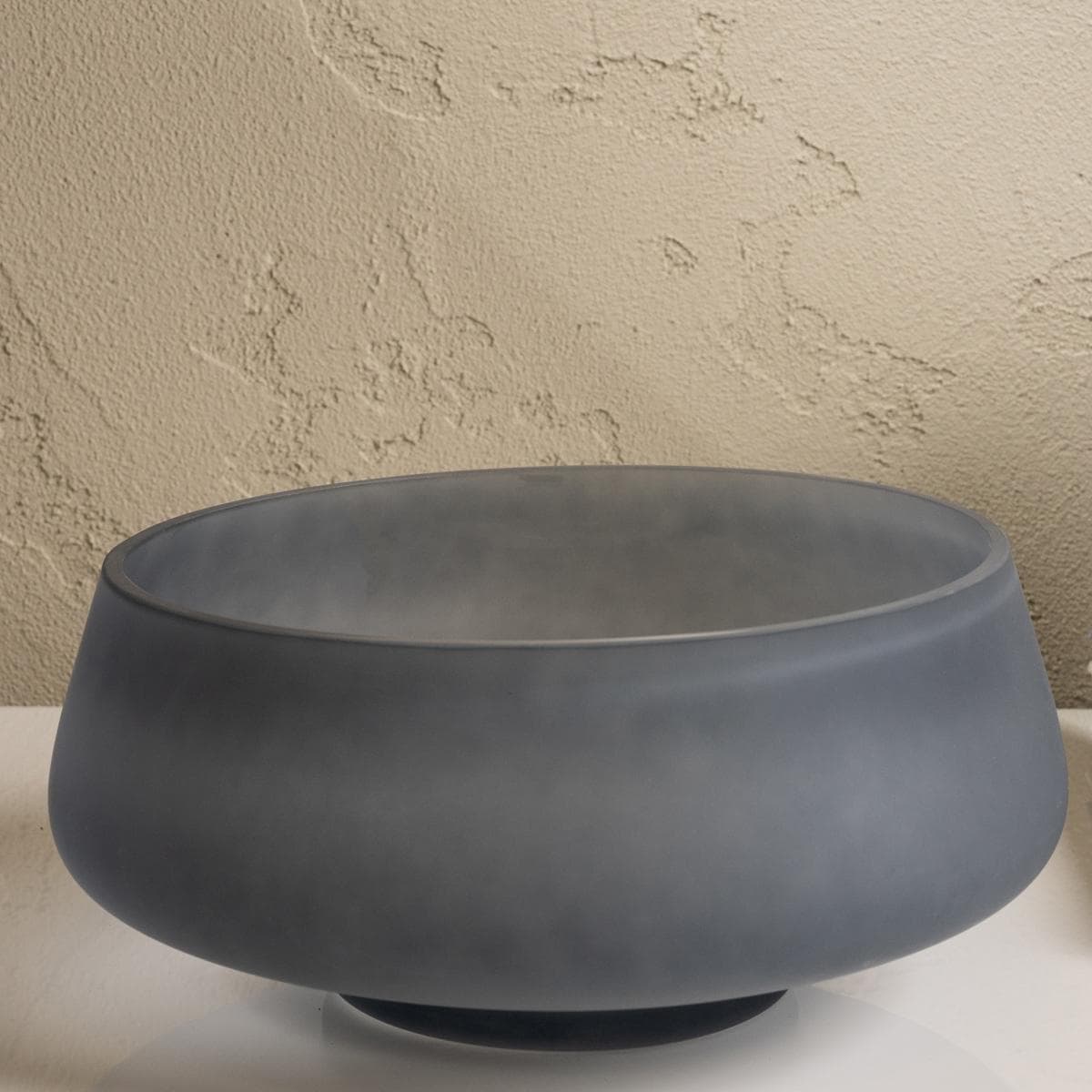 Shady Glass Deco Bowl Blue 25X25X11 cm