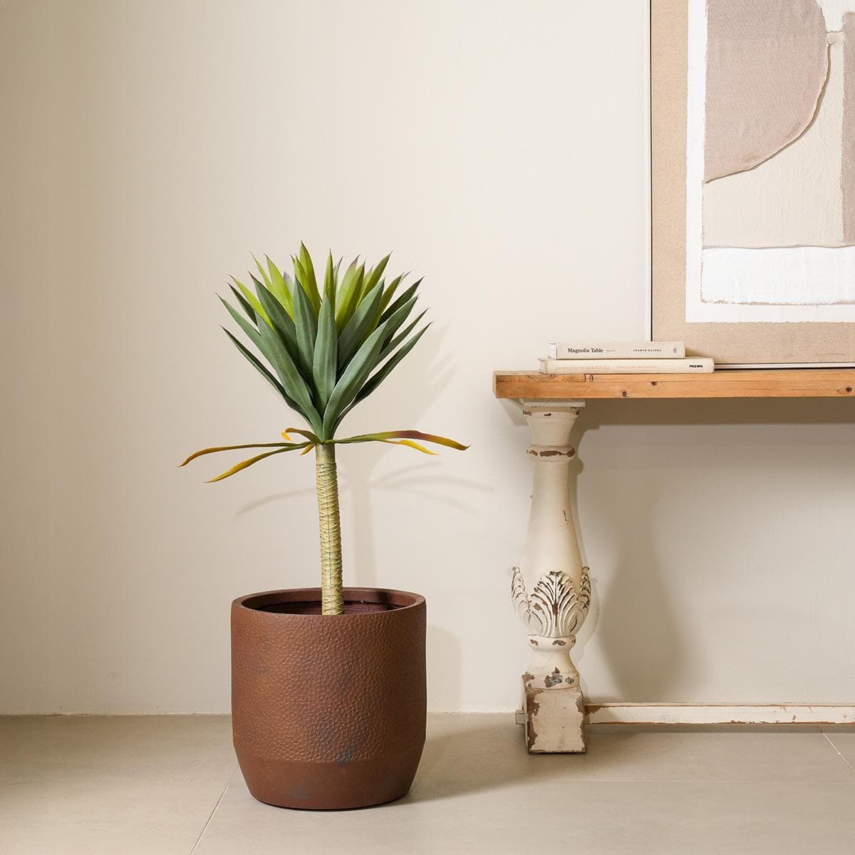 شجرة دراكاينا اصطناعية خضراء ارتفاع 80 سم