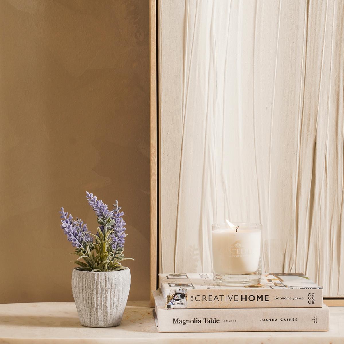 Lavender Potted Plant Grey 23 cm