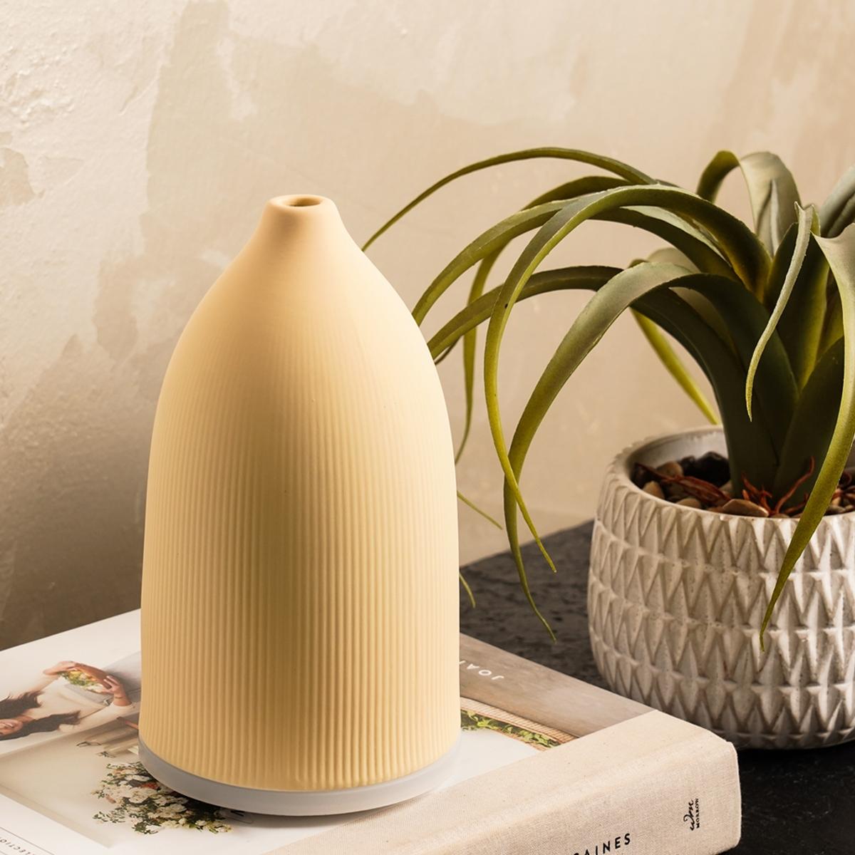 Agave Electric Diffuser Beige 9.7X17.5 cm