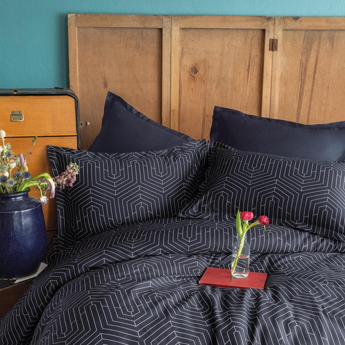 Vague Duvet Cover Set 5Pcs 220X240 cm