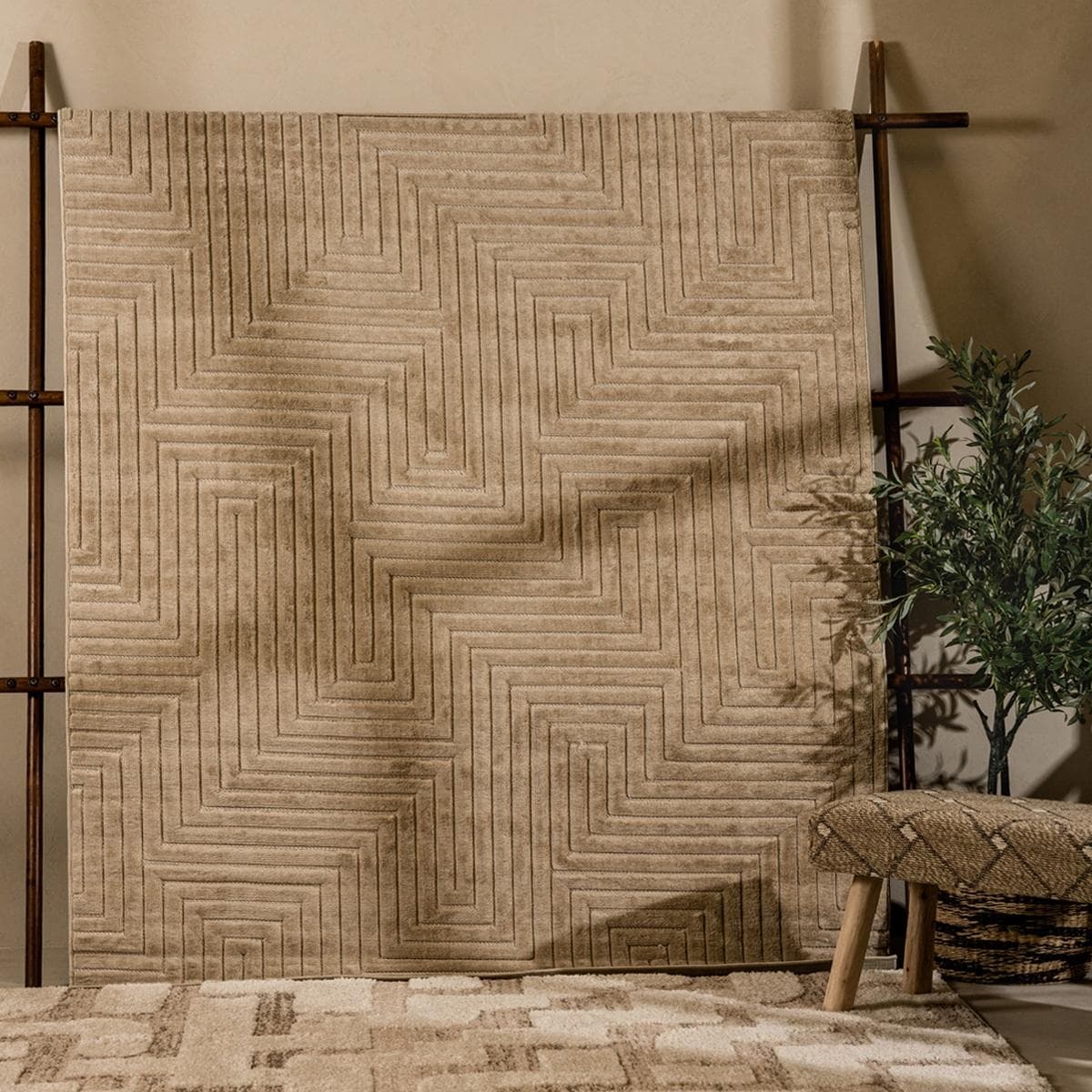 Grace Area Rug Beige 140X200 cm