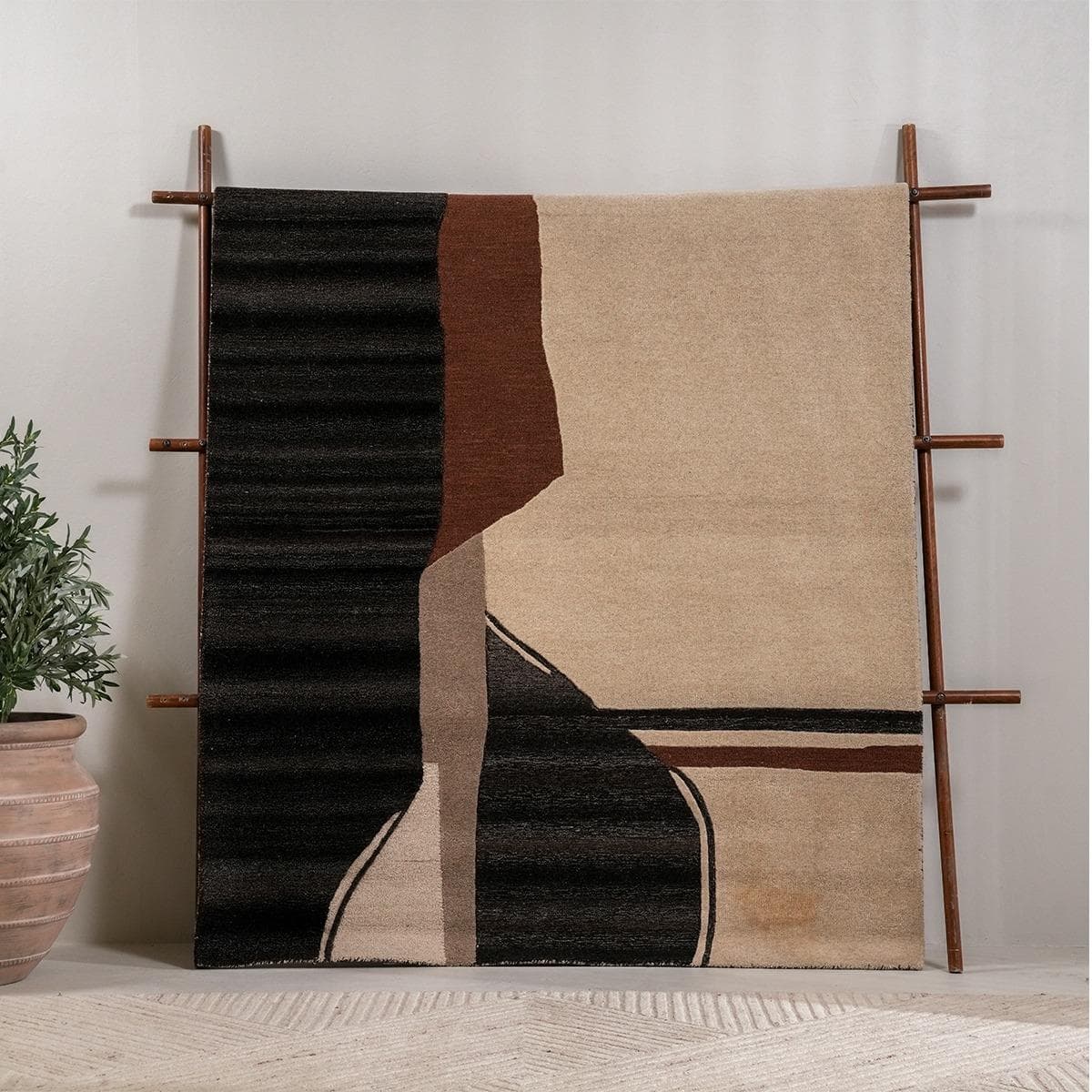 سجّادة جولهي سوداء 170×240 سم