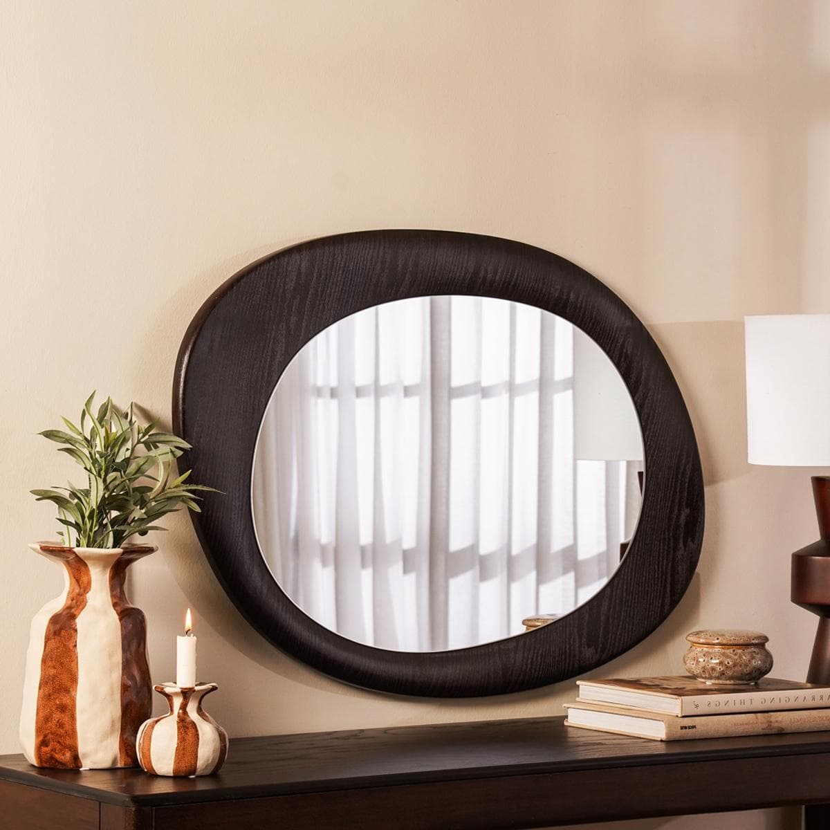 Debb Mirrors Black 89.5X2.5X64 cm