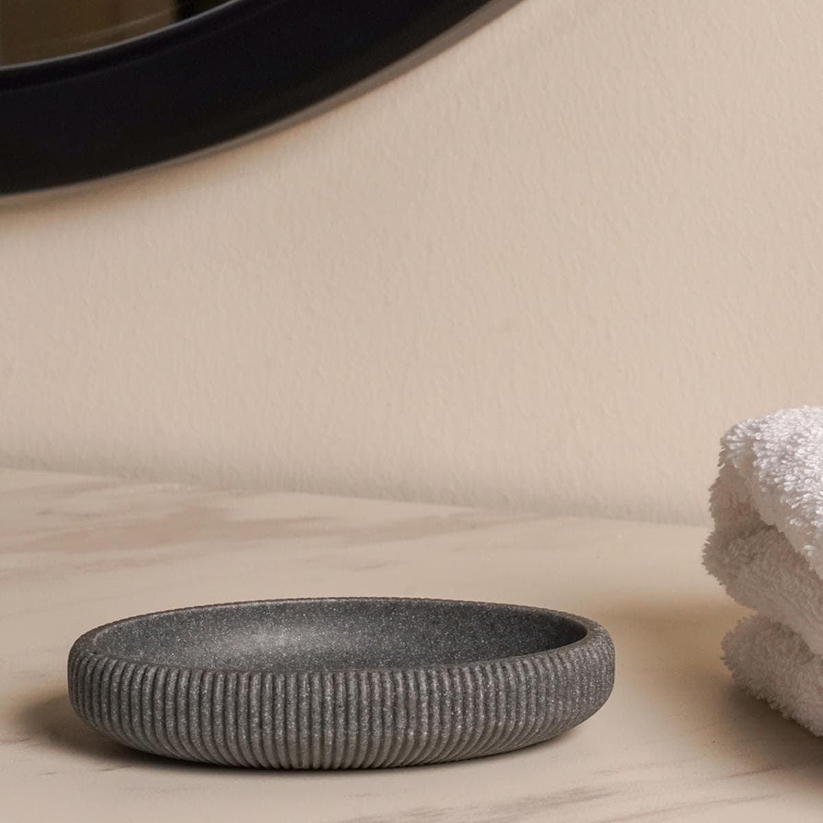 Soha Soap Dish Grey W9 Cm