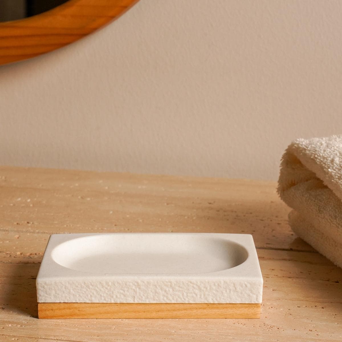 Sharon Soap Dish White W9 Cm