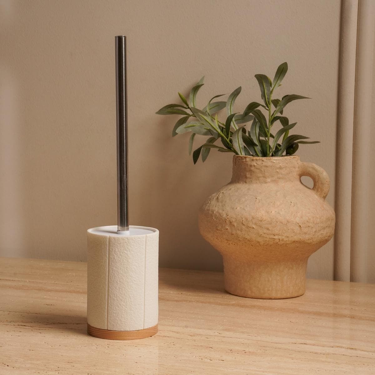 Sharon Toilet Brush Holder White H40 Cm