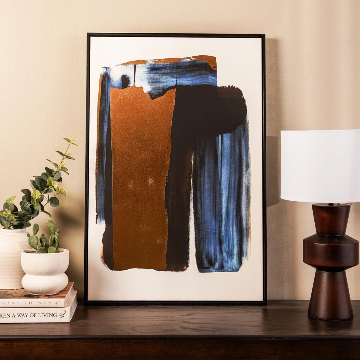 Hana Framed Canvas Multicolor 60X90 cm