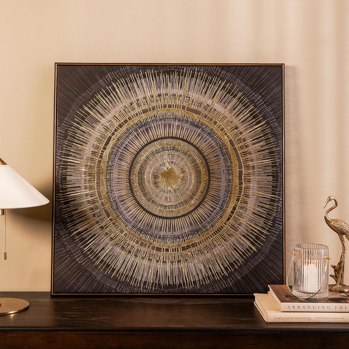 لوحة مطبوعة بورتال متعددة الألوان 80×80 سم