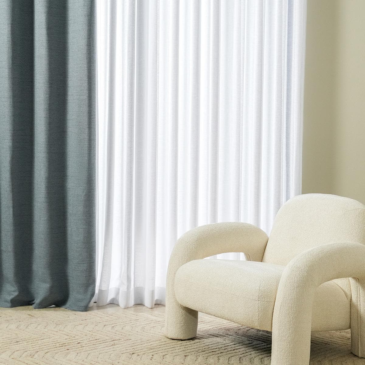 Lila Blackout Curtain Panel Blue 140 X 300 cm  