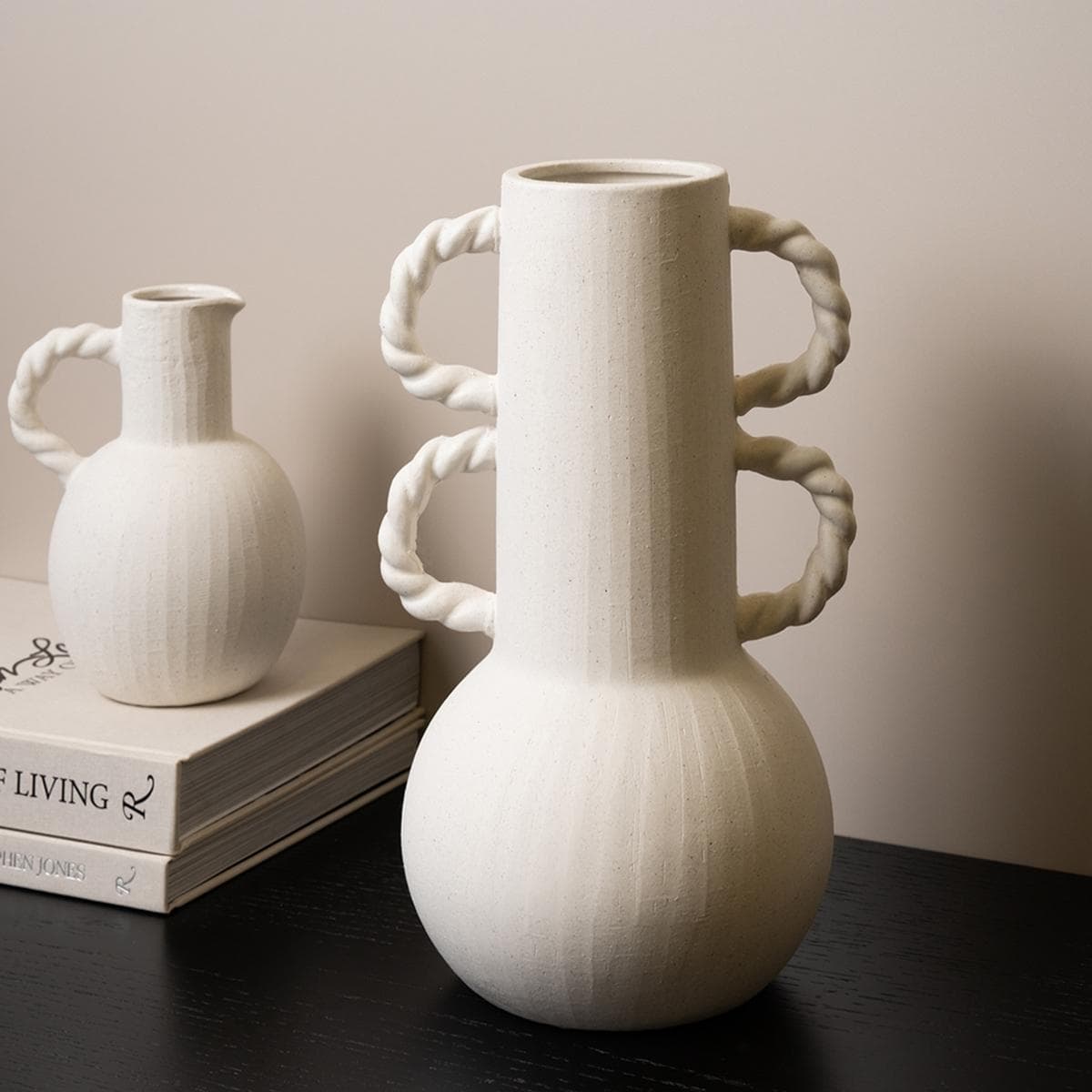 Merill Vase White 20.5X18.5X34 cm