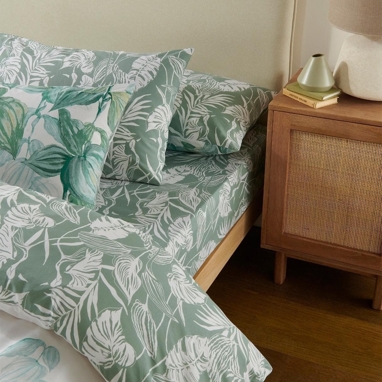 Hartley Fitted Sheet Green 200X200 cm