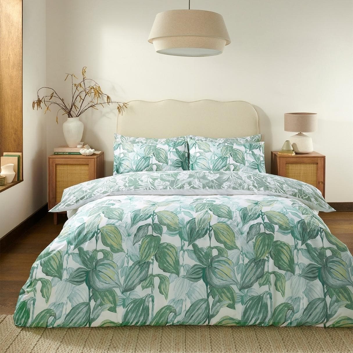 Hartley 3Pcs Comforter Set Green 200X200 cm