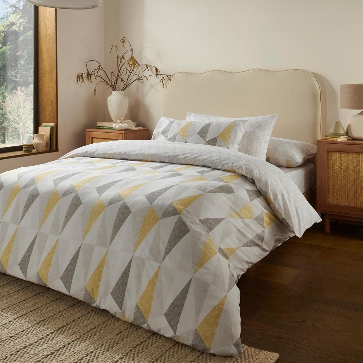 طقم غطاء لحاف دياموند 3 قطع متعدد الألوان 220×240 سم