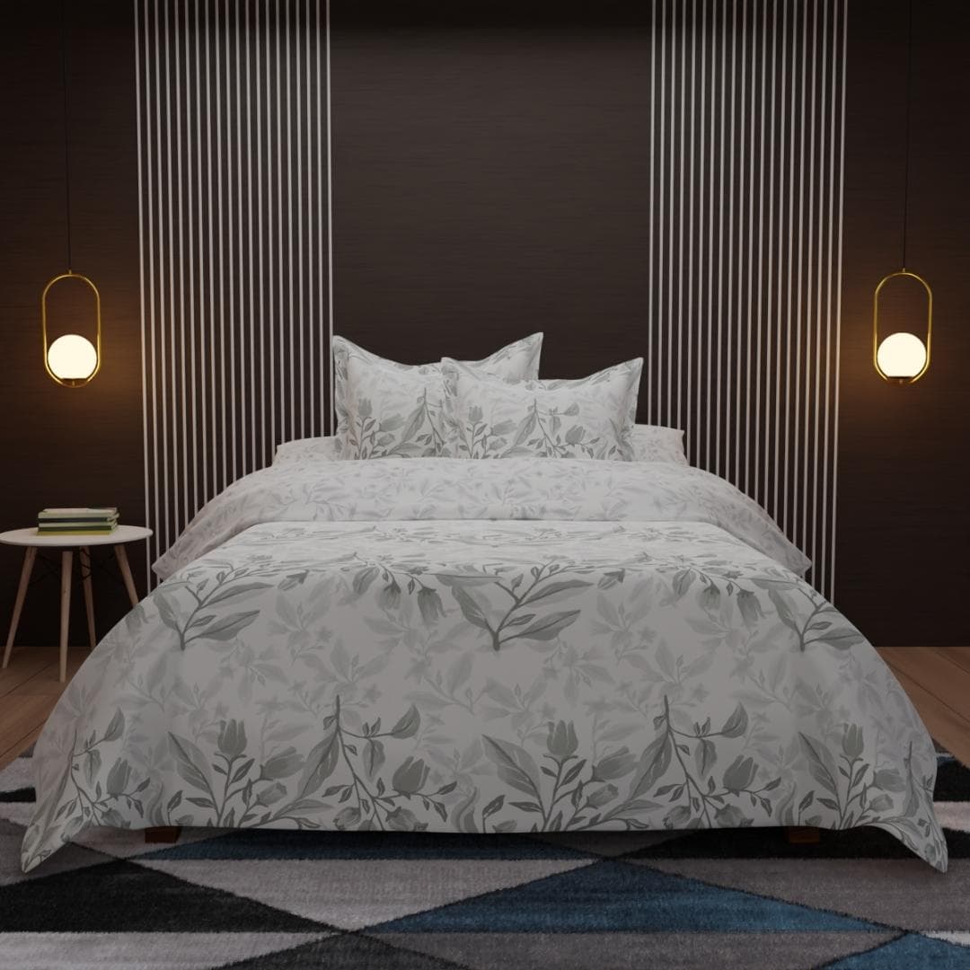 Maui 5Pcs Comforter Set Grey 200X200 cm