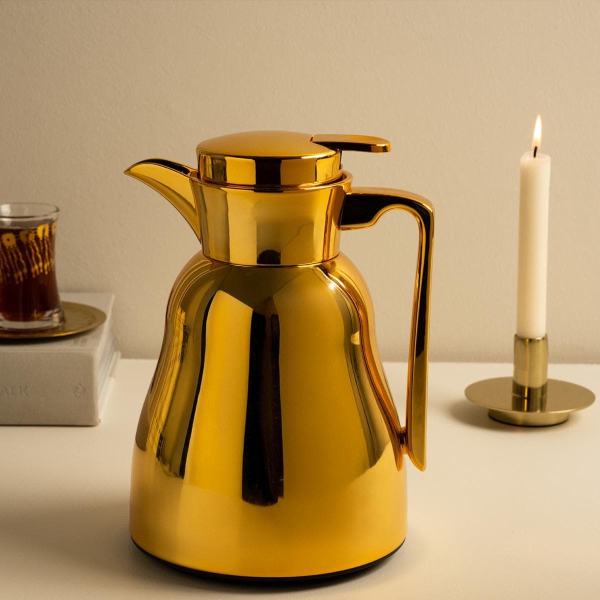 Kristall Stainless Steel Coffee Server Gold 1 Litre