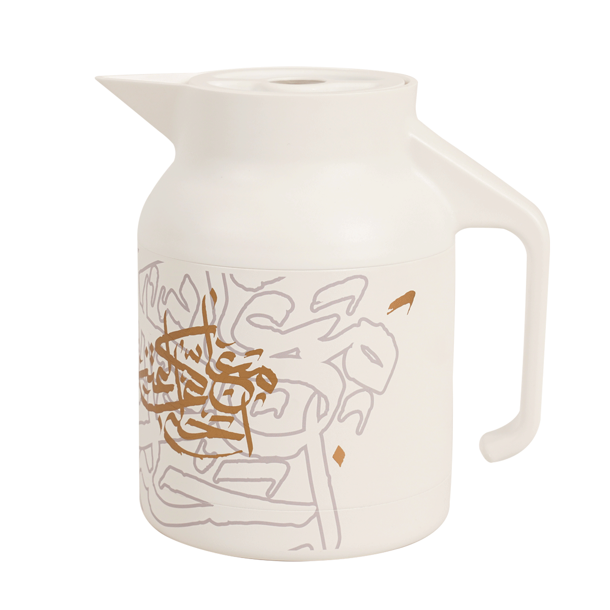 مطّارة شاي ستانلس ستيل لمتنا فضية/ذهبية 1.5 لتر