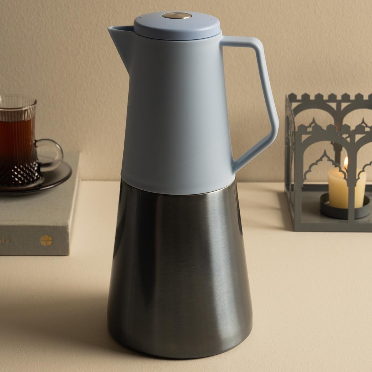 Athens Stainless Steel Tea Server Light Blue 1.2 Litre