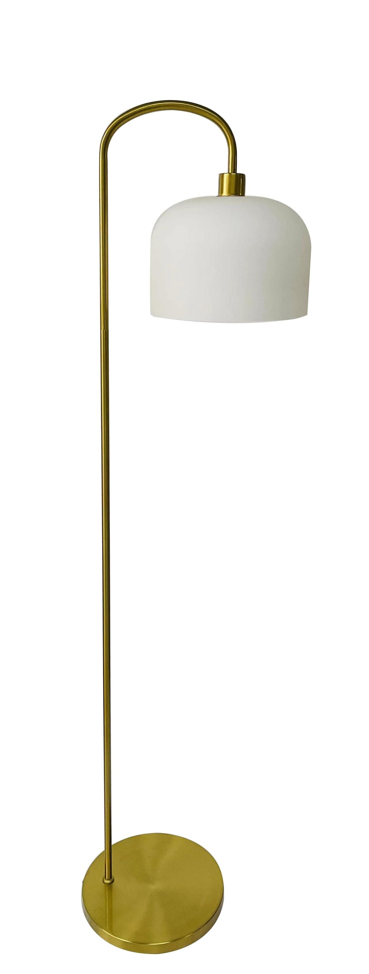 مصباح أرضي تشين معدني ذهبي ارتفاع: 160 × قُطر: 30 سم