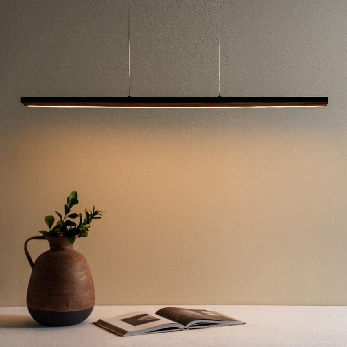 مصباح مُعلق ألفا أسود ارتفاع: 150 سم