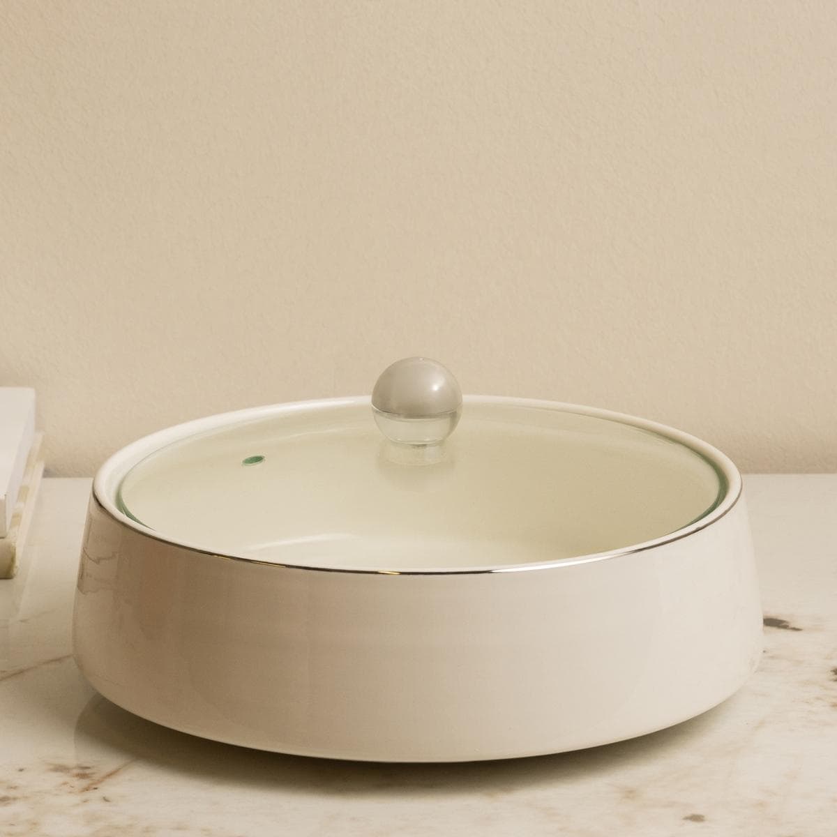 Essen New Bone Serving Bowl 1Pc Silver