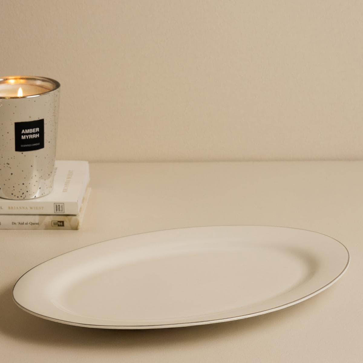 Essen New Bone Serving Plate 1Pc Black