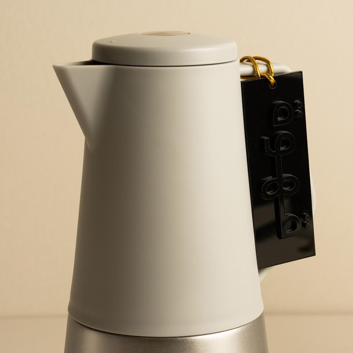 Acrylic Coffee Tag Black 3.5X0.1X10 cm