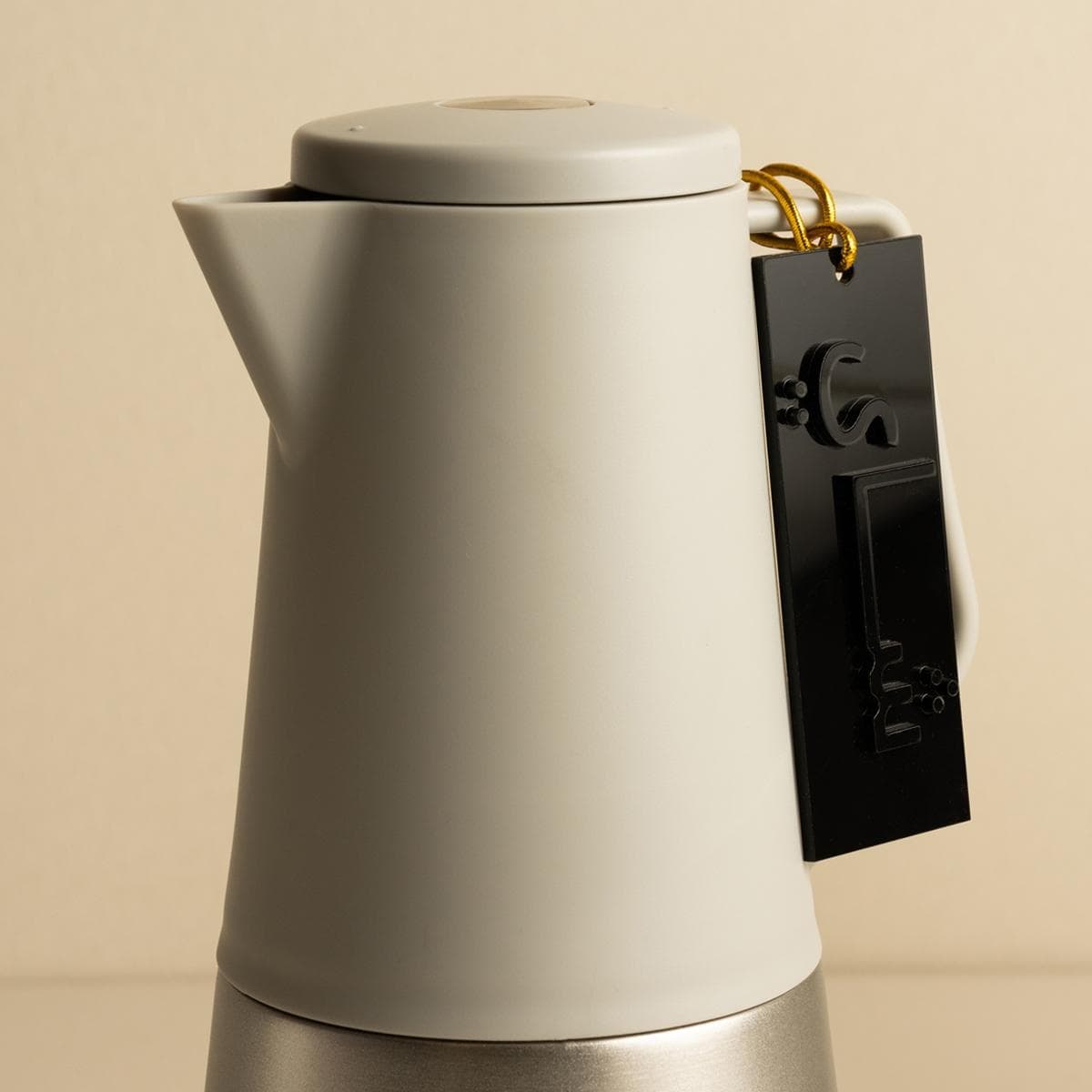 Acrylic Tea Tag Black 3.5X0.1X10 cm