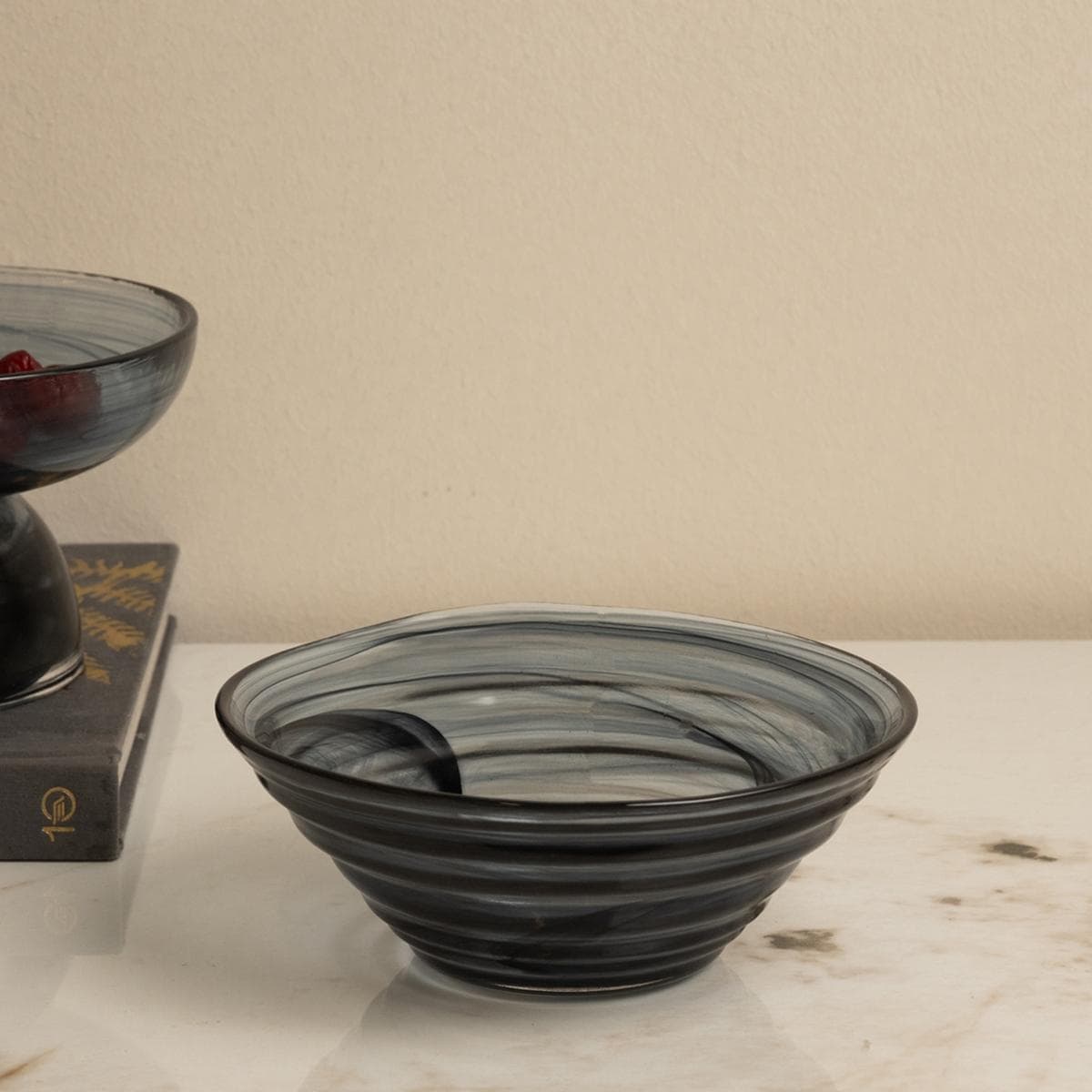 Cloudy Dipping Bowl Grey D:16 X H:6.2 cm