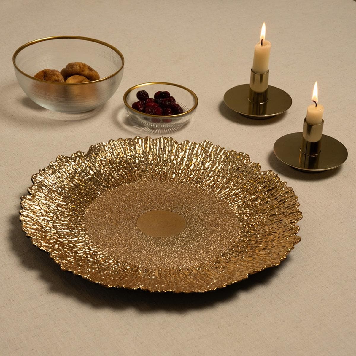 Charger Plate Gold D:33 cm