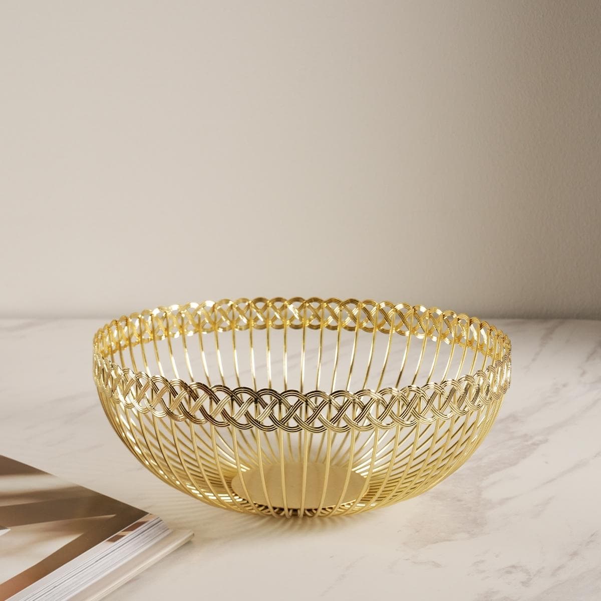 Liner Basket Gold 29X29X11.5 cm