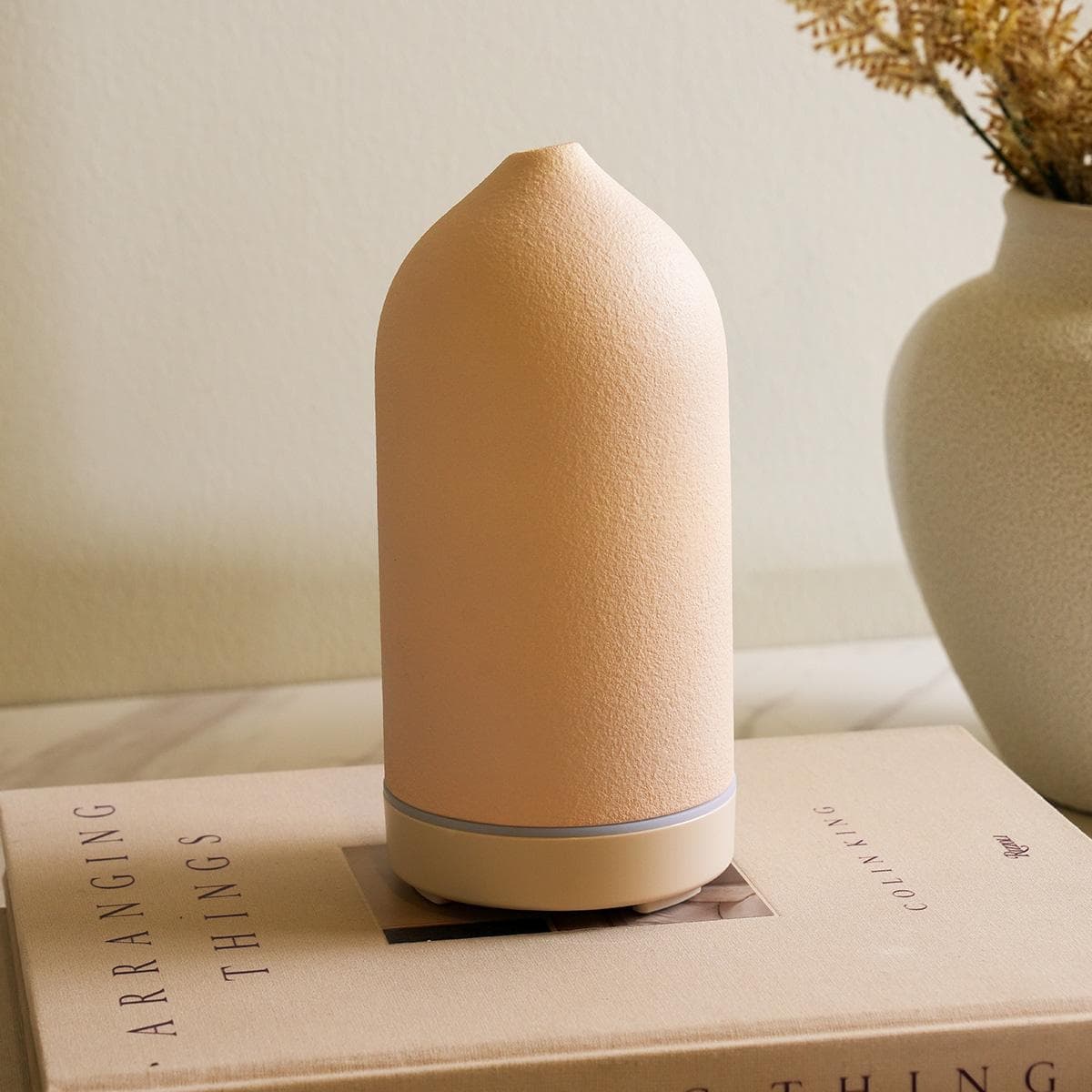 Crystal Electric Diffuser Beige D:8.9XH:18.6 cm