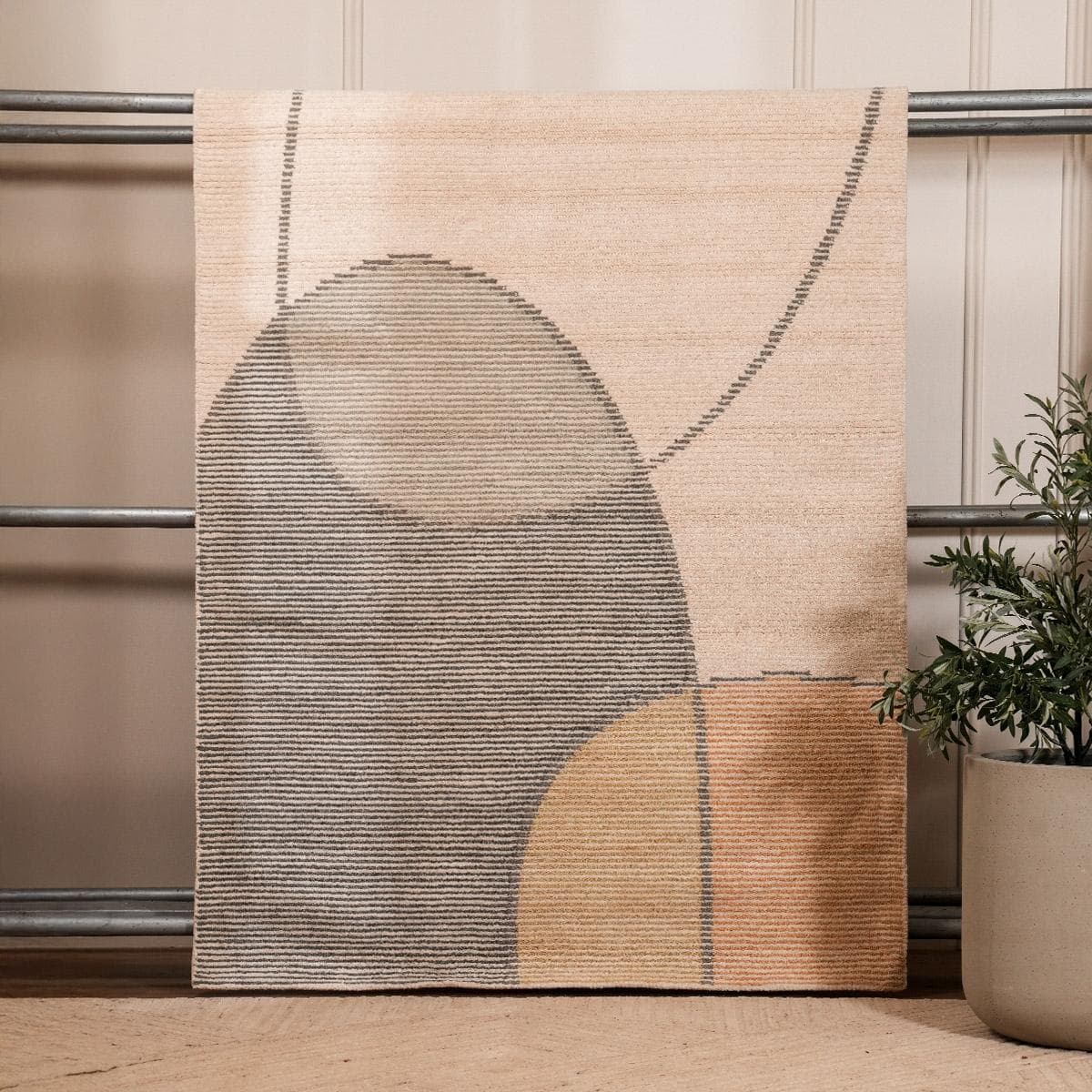 Kylian Area Rug Neutral 170X240 cm