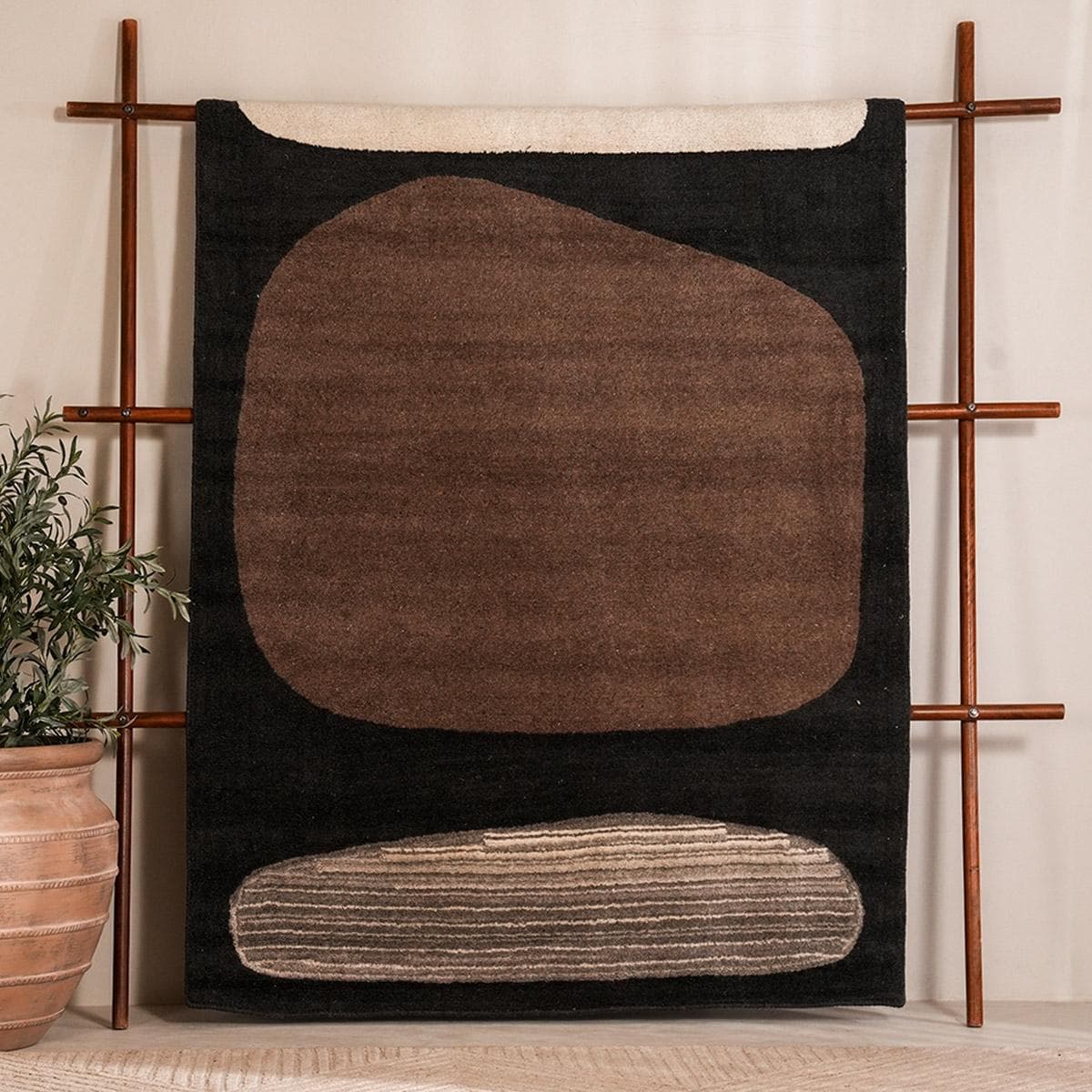 Damsel Area Rug Brown 170X240 cm