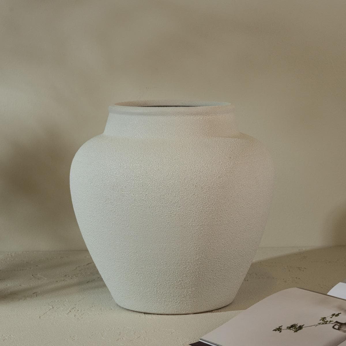 Boom Vase White 30.5X30.5X29.5 cm