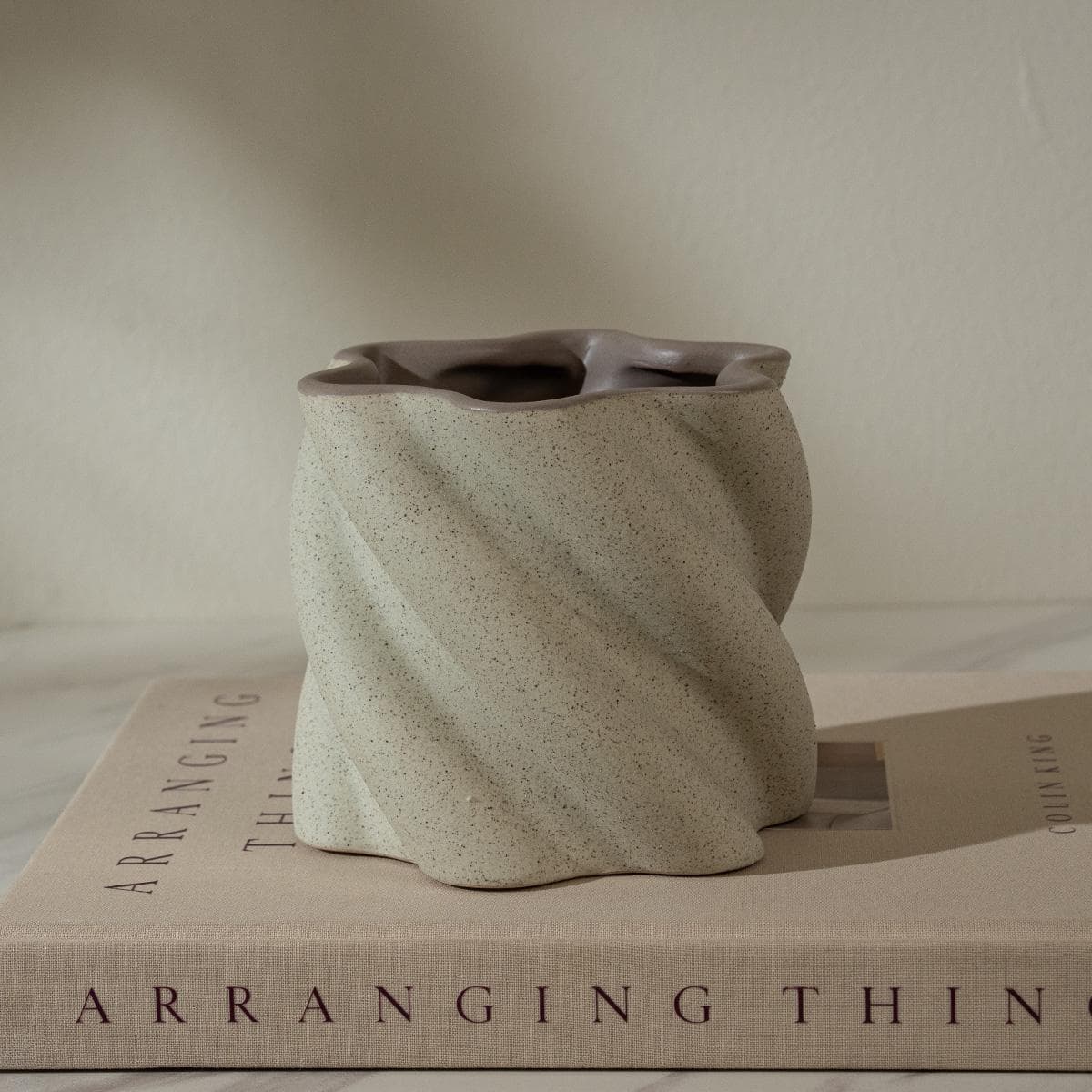 Twik Vase Cream 11X11X10 cm