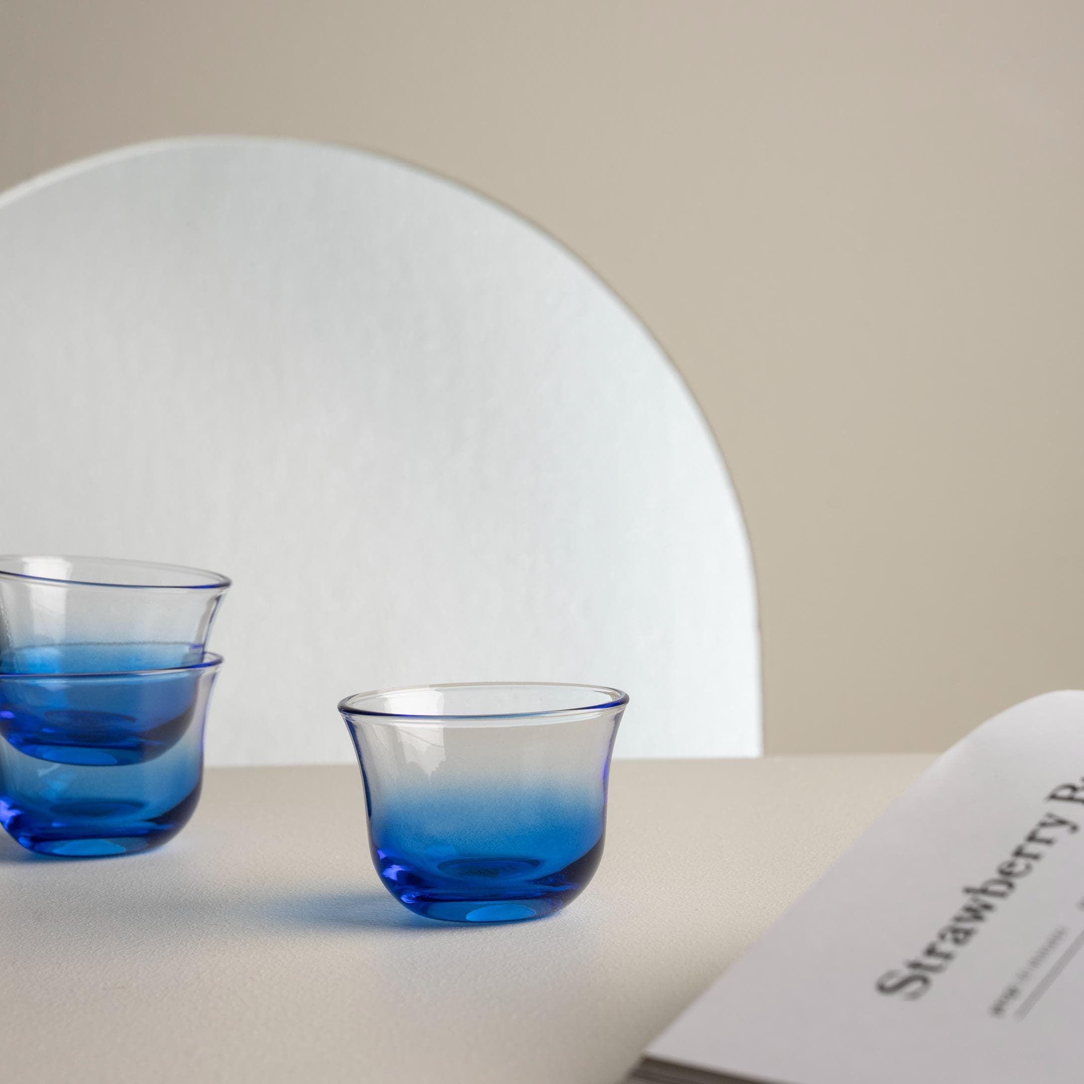 طقم فناجين قهوة بارك أزرق 6 قطع