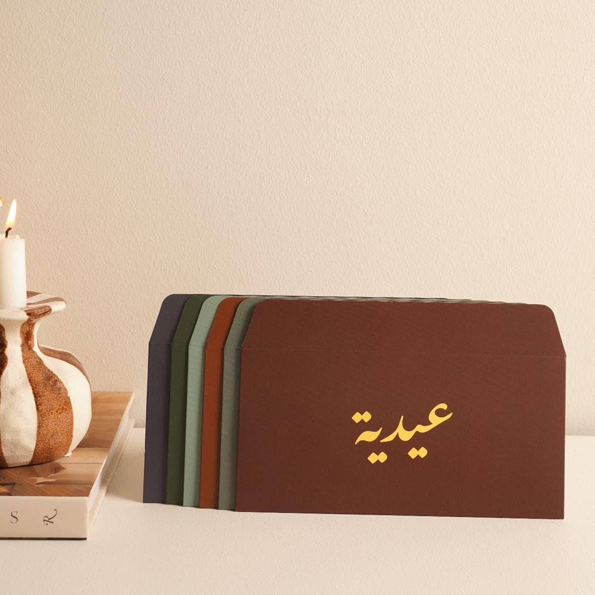 Maple Money Envelope Set 6Pcs Assorted 10.5X21.5 cm
